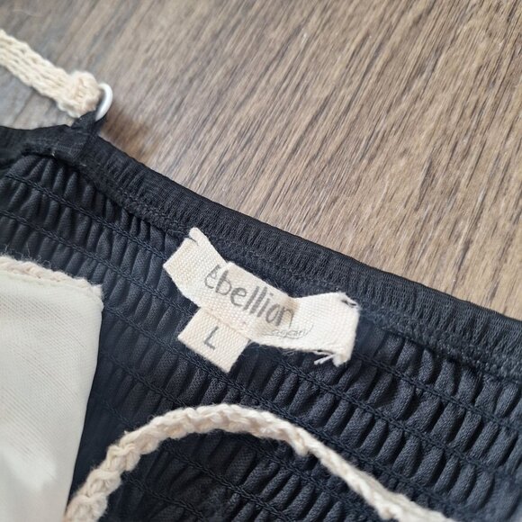 💙 Rebellion Y2K Babydoll Crochet Embroidered Dress Size M/L Cottage Vintage Rom - Picture 5 of 8